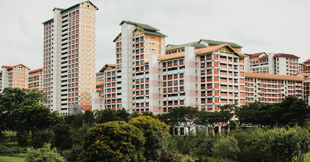 exterior of apartments